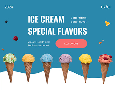 Ice Cream Website UX/UI