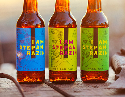 Beer Label Design "I am Stepan Razin"