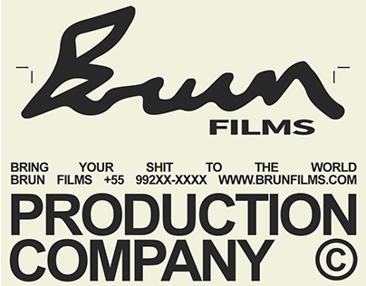 Paraphrase of Max Gener's Buum Films poster design
