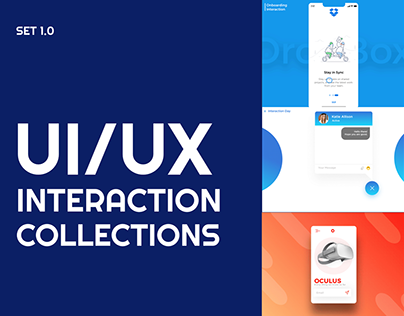 UI/UX Interaction Collection Set 1.0
