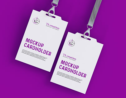 Card Holder Mockup Design