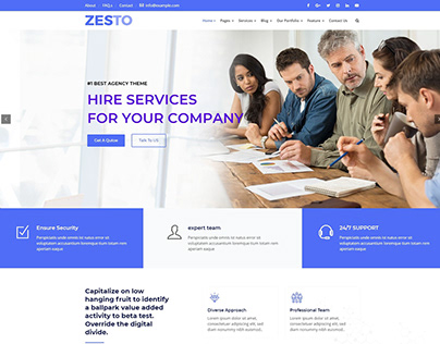 Zesto | Bootstrap4 Multipurpose Corporate Html Template
