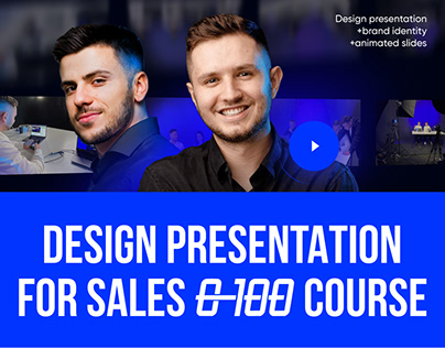 Design presentation for sales 0-100 Course