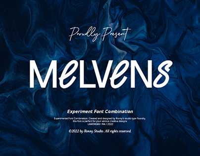 Melvens - Experiment Font Combination ( FREE DOWNLOAD )