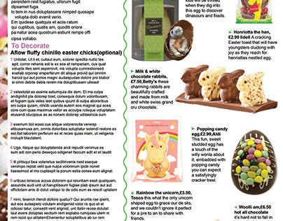 easter day magazine page