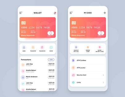 Flutter Financial App UI ( Source Code )