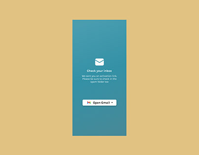 DailyUI - Email confirmation