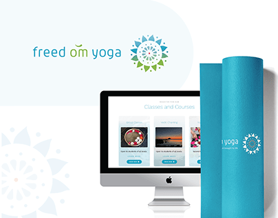 Freed Om Yoga: Branding Identity / Web Design
