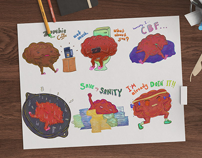 Brain Characterisation: Facebook Sticker Chat Concepts