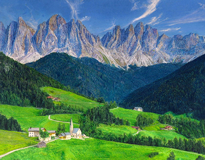 Painting the Dolomites