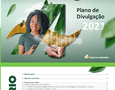 Plano de divulgação 2021- Banco da Amazônia
