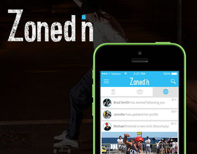 ZonedIn Mobile App Website