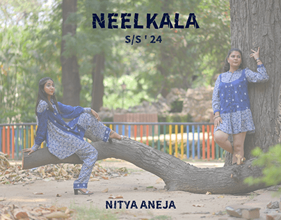 Fashion Design Project : Neelkala (Blue Pottery)