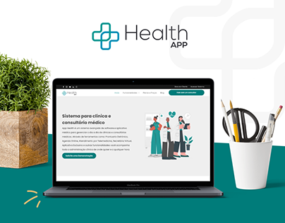 Website Institucional App Health