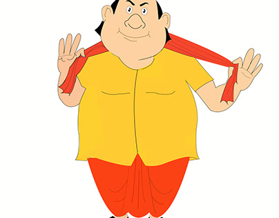 Gopal Bhar Character Illustration