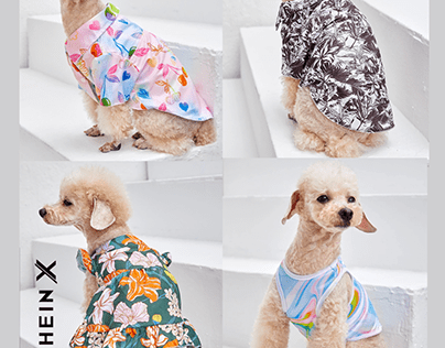 Dog clothing fabric designs