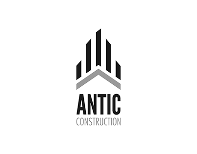 Antic Construction | A construction company logo