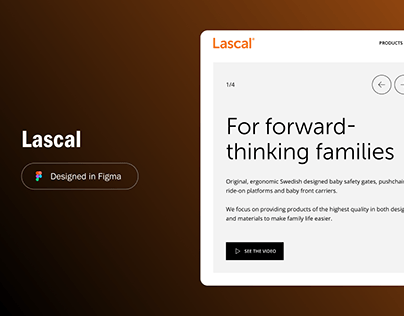 Lascal shopify online store UI/UX design