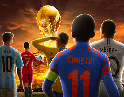 FIFA Poster Design for INDIA FOOTBALL NATIONAL TEAM
