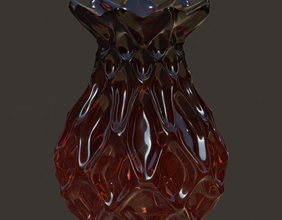 Dragon Glass in Red