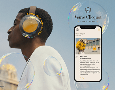 Veuve Clicquot Champagne | Corporate Website Redesign