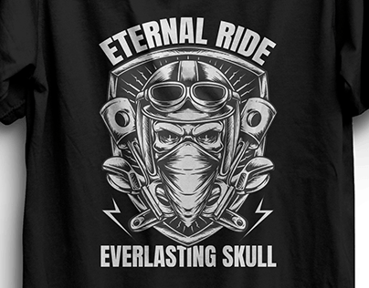 Vintage Motorcycle T shirt Design