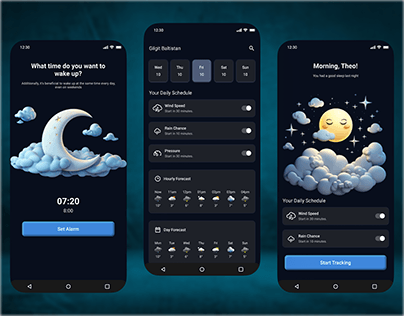 Weather Forecasting App UI Design