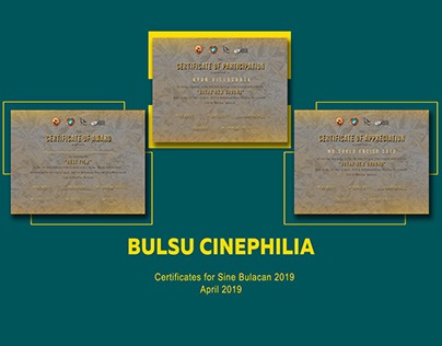 BulSU Cinephilia - SiBul Certificates