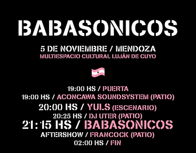 Apertura Babasonicos / Yuls