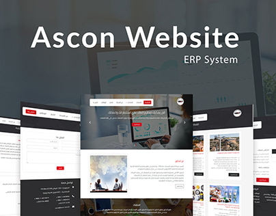 Ascon Website ( ERP System )