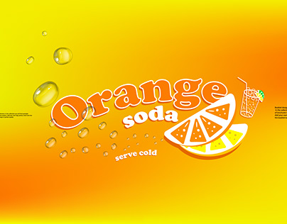 Orange soda lable