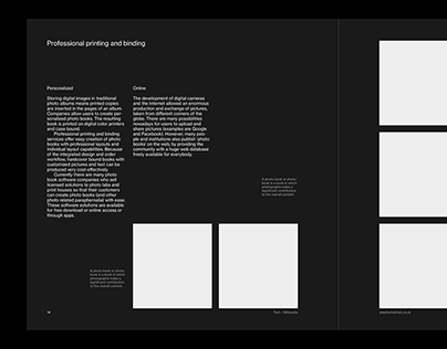 Square Photobook Grid System for InDesign | Sans