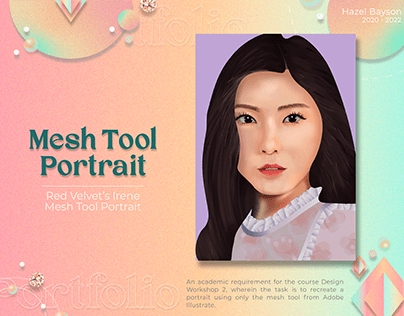 Mesh Tool Portrait - Graphic Illustration 2021