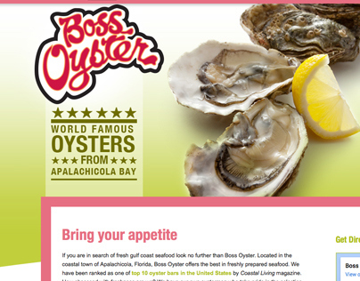 Boss Oyster: Web Design