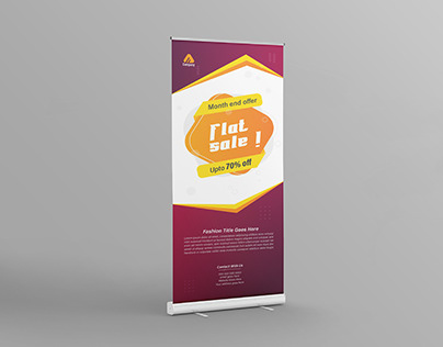 Sale Roll Up Banner