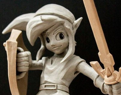 Escultura Link - Zelda: A Link Between Worlds