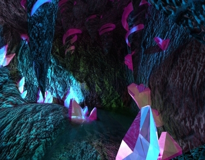 Maya Cave Scene