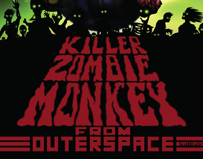 Graphic Novel - Killer Zombie Monkey from Outer Space