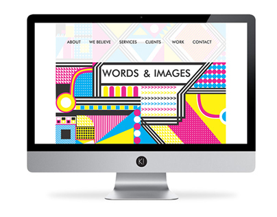 Website Design for Words and Images