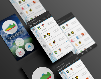 Matches du mondial 2014 - Windows Phone app