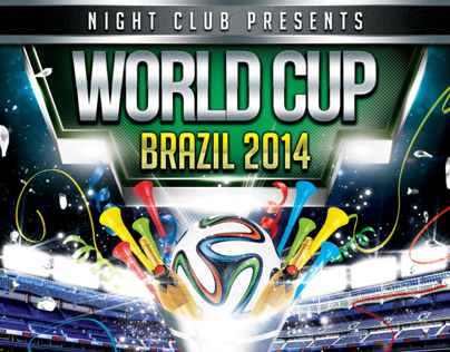 World Cup Brazil 2014 Flyer
