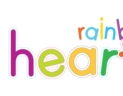 Rainbow Hearts Logo concept