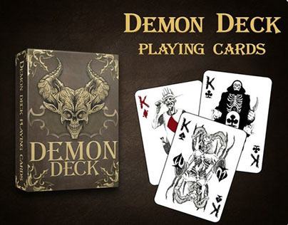 Demon Deck - playing cards. 