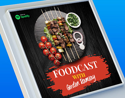 Podcast Cover Art for a food company rayhanuxd
