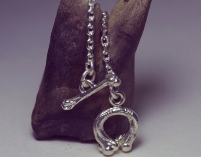 Arkipelagus osteo shackle necklace (Designer Gabrial)