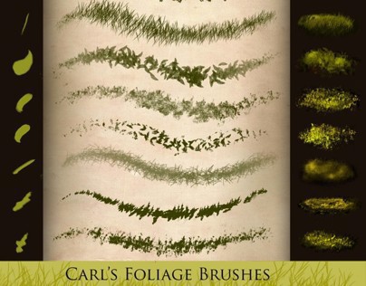 (2013) Free Realistic Foliage Brushes