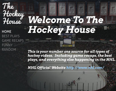 The Hockey House Website