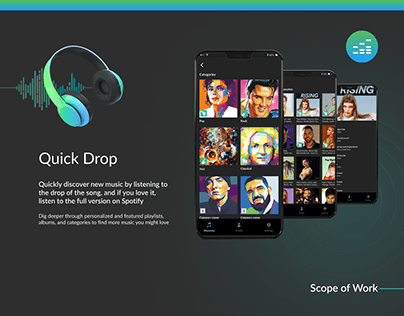 Quick Drop Music App