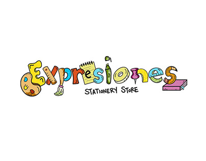 Expresiones (Expressions) Stationery Store Logo