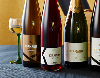 Wine label - Collection étiquettes de vins Kirmann